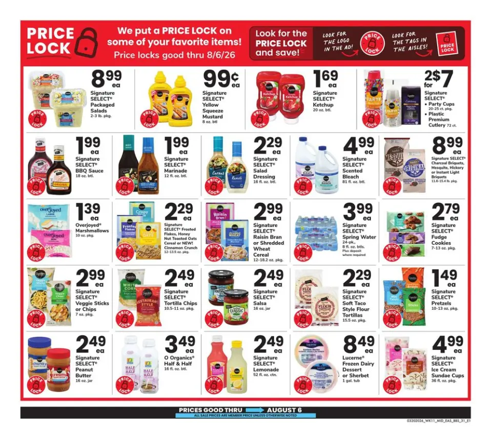 Offres Supermarché Safeway États-Unis de 20 mars à 16 avril 2026 LE GRAND LIVRE DE L'EPARGNE - Supermarché Safeway - États-Unis - 20 mars 2026 – 16 avril 2026 - Page 31