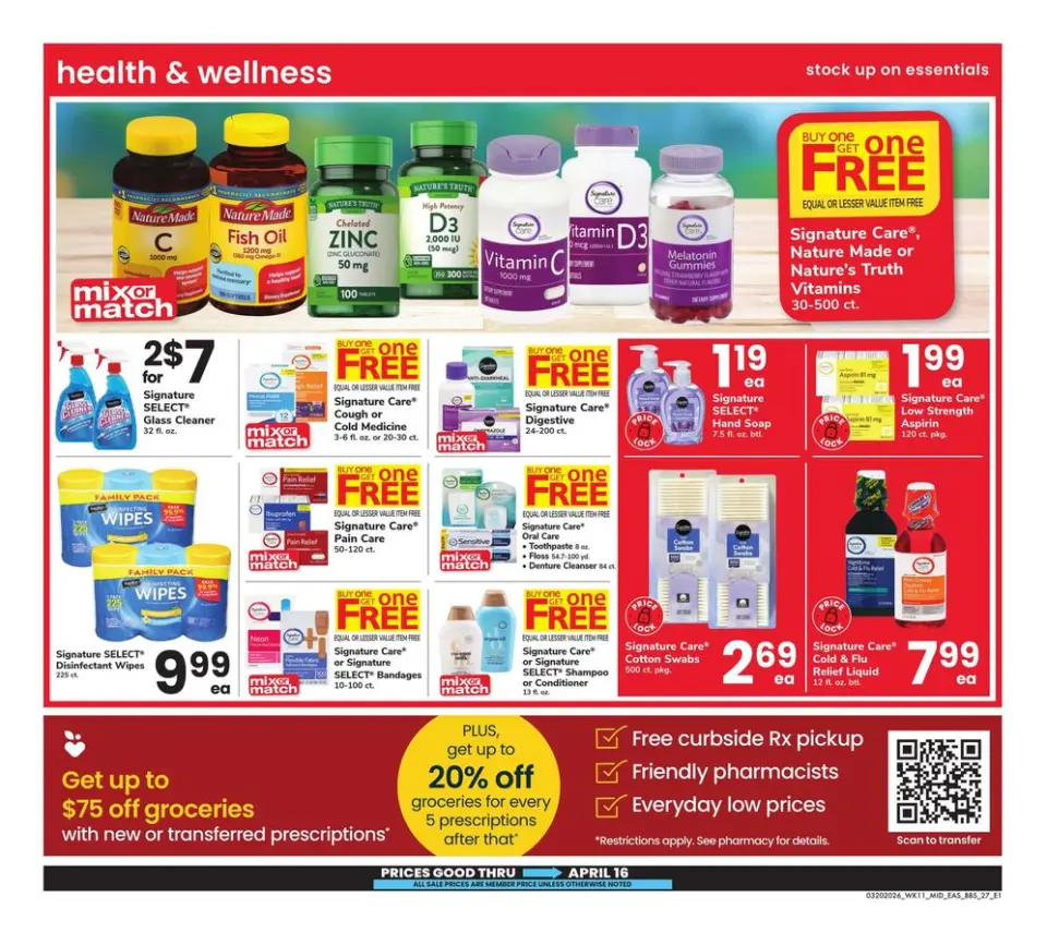 Offres Supermarché Safeway États-Unis de 20 mars à 16 avril 2026 LE GRAND LIVRE DE L'EPARGNE - Supermarché Safeway - États-Unis - 20 mars 2026 – 16 avril 2026 - Page 27
