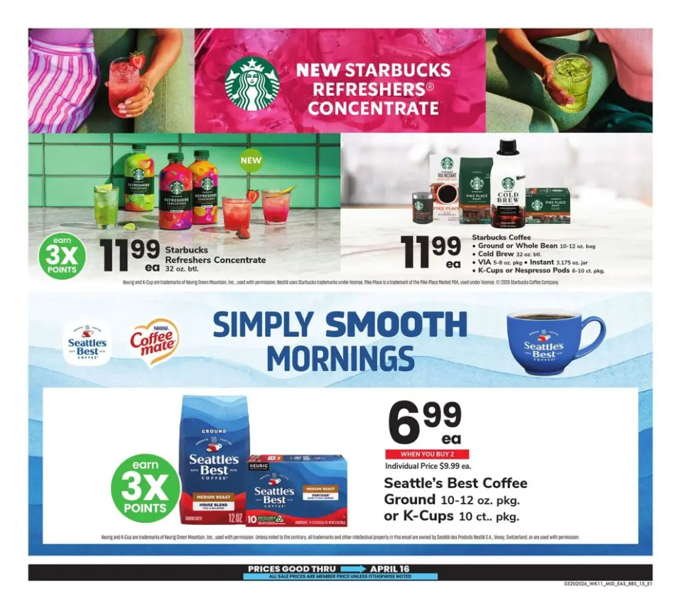 Offres Supermarché Safeway États-Unis de 20 mars à 16 avril 2026 LE GRAND LIVRE DE L'EPARGNE - Supermarché Safeway - États-Unis - 20 mars 2026 – 16 avril 2026 - Page 15