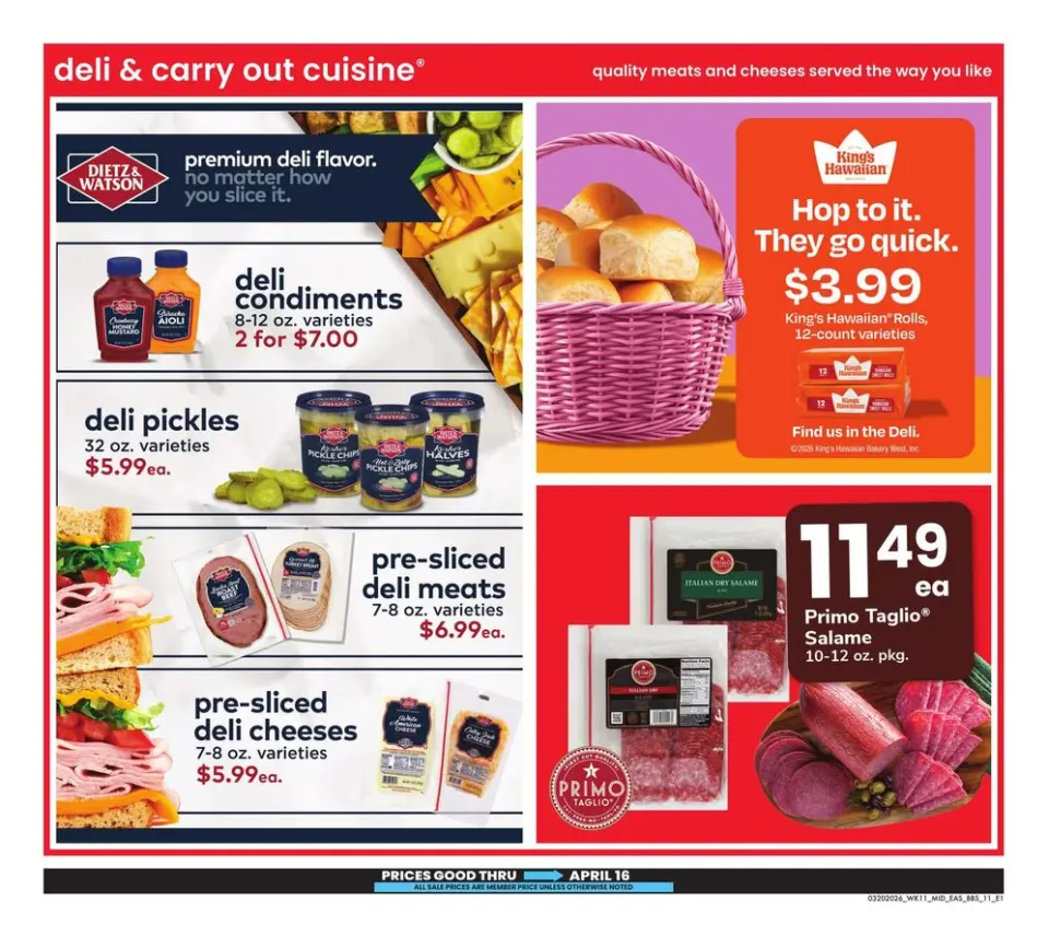 Offres Supermarché Safeway États-Unis de 20 mars à 16 avril 2026 LE GRAND LIVRE DE L'EPARGNE - Supermarché Safeway - États-Unis - 20 mars 2026 – 16 avril 2026 - Page 11