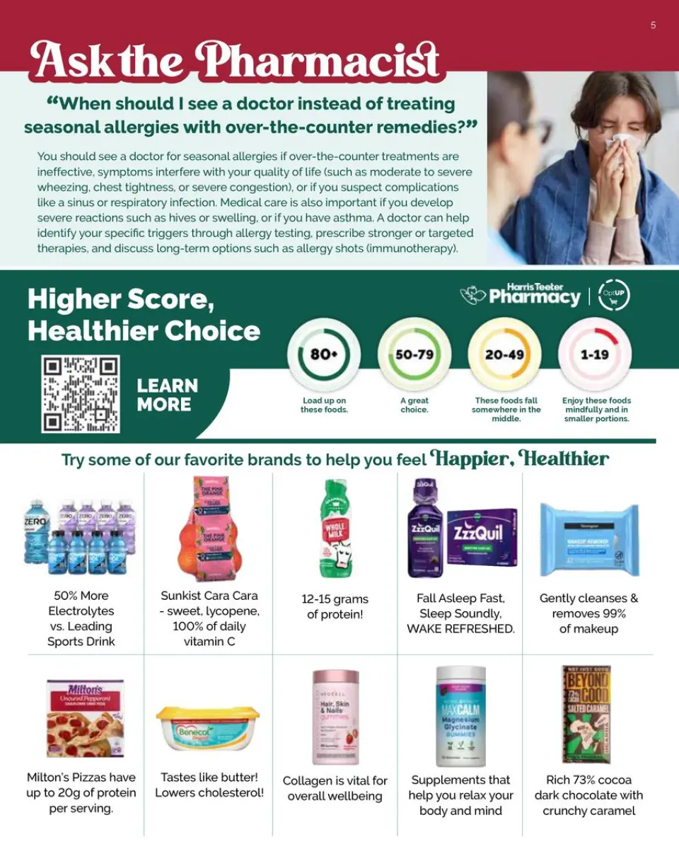 Offres Harris Teeter États-Unis de 25 mars à 21 avril 2026 Catalogue d'offres mensuelles - Harris Teeter - États-Unis - 25 mars 2026 – 21 avril 2026 - Page 5