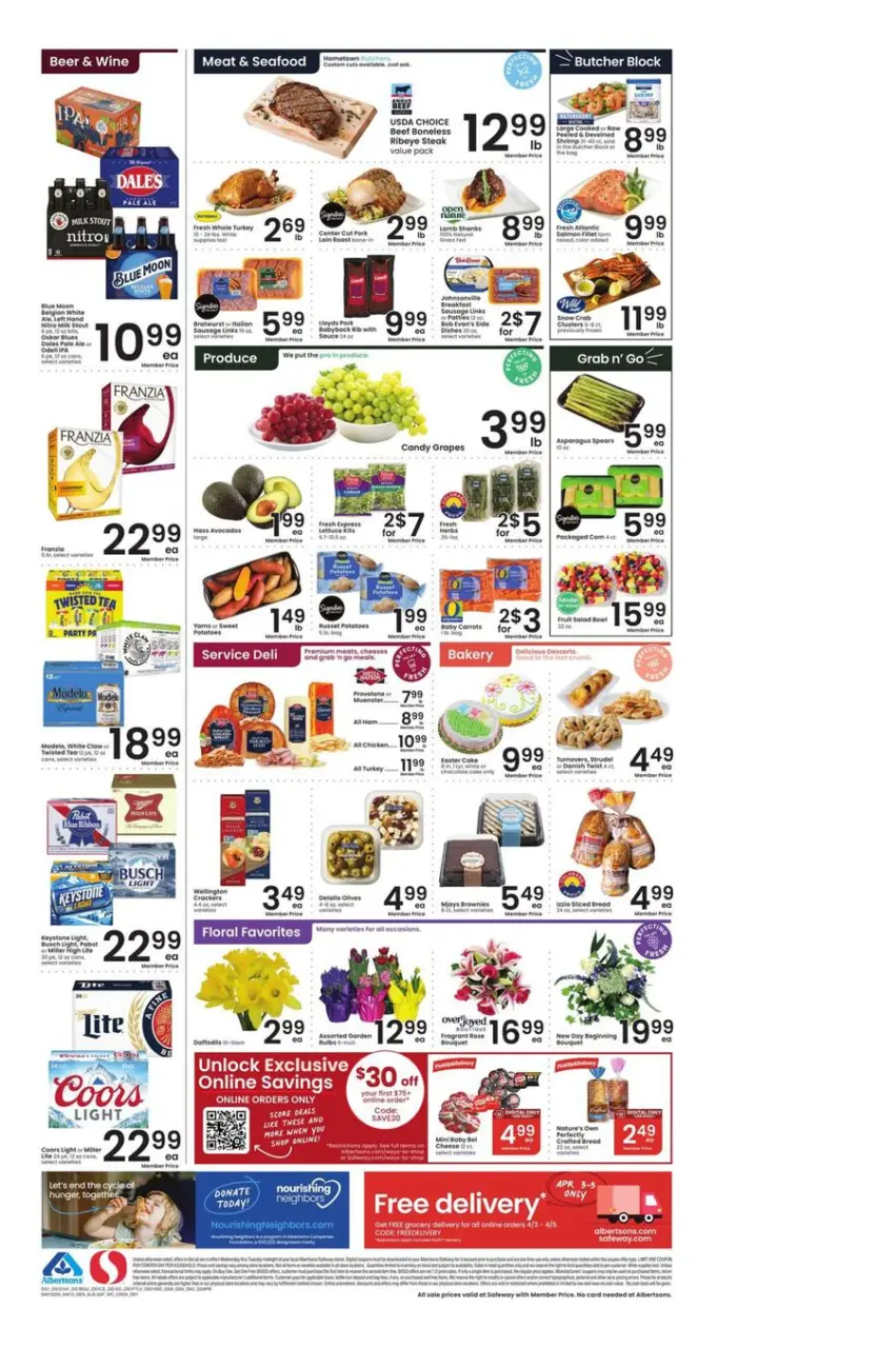 Offres Albertsons États-Unis de 1 à 7 avril 2026 Offre hebdomadaire - Albertsons - États-Unis - 1 avril 2026 – 7 avril 2026 - Page 4