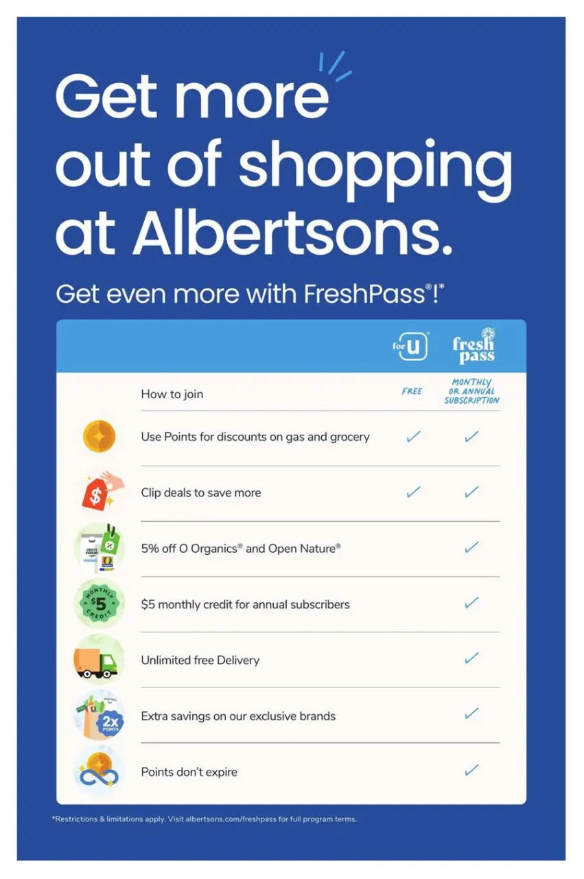 Offres Albertsons États-Unis de 1 à 7 avril 2026 Offre hebdomadaire - Albertsons - États-Unis - 1 avril 2026 – 7 avril 2026 - Page 7