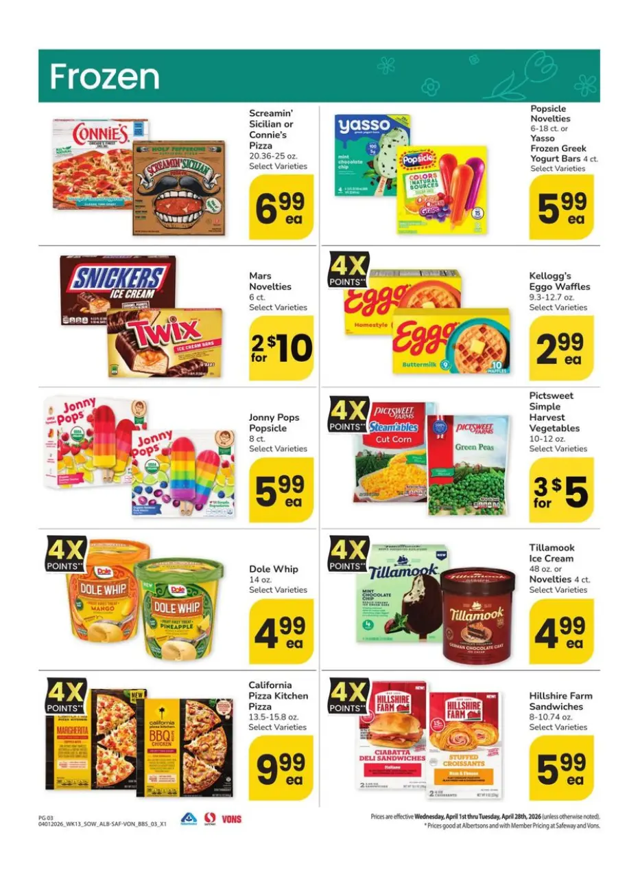 Offres Albertsons États-Unis Sud-ouest de 1 à 28 avril 2026 GRAND LIVRE DES ÉCONOMIES - Albertsons - États-Unis - 1 avril 2026 – 28 avril 2026 - Page 3
