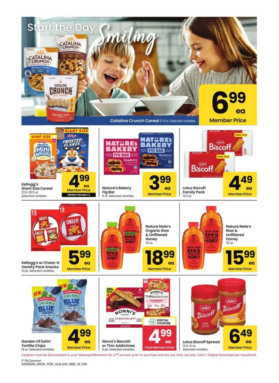 Offres Albertsons États-Unis Portland de 30 mars à 3 mai 2026 GRAND LIVRE DES ÉCONOMIES - Albertsons - États-Unis - 30 mars 2026 – 3 mai 2026 - Page 19