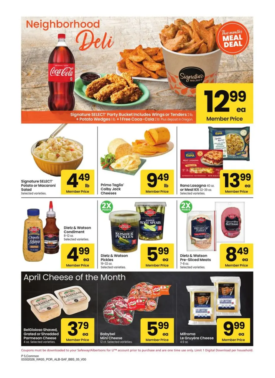 Offres Albertsons États-Unis Portland de 30 mars à 3 mai 2026 GRAND LIVRE DES ÉCONOMIES - Albertsons - États-Unis - 30 mars 2026 – 3 mai 2026 - Page 5