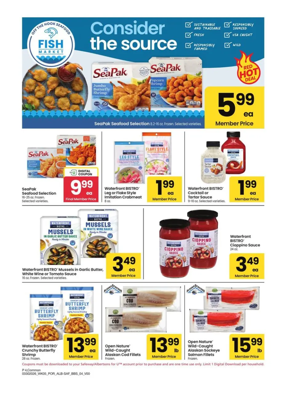 Offres Albertsons États-Unis Portland de 30 mars à 3 mai 2026 GRAND LIVRE DES ÉCONOMIES - Albertsons - États-Unis - 30 mars 2026 – 3 mai 2026 - Page 4