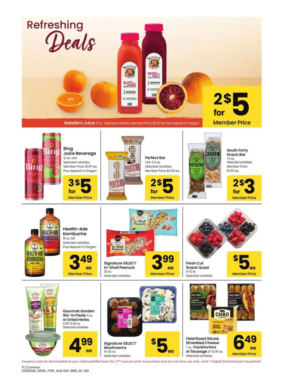 Offres Albertsons États-Unis Portland de 30 mars à 3 mai 2026 GRAND LIVRE DES ÉCONOMIES - Albertsons - États-Unis - 30 mars 2026 – 3 mai 2026 - Page 2