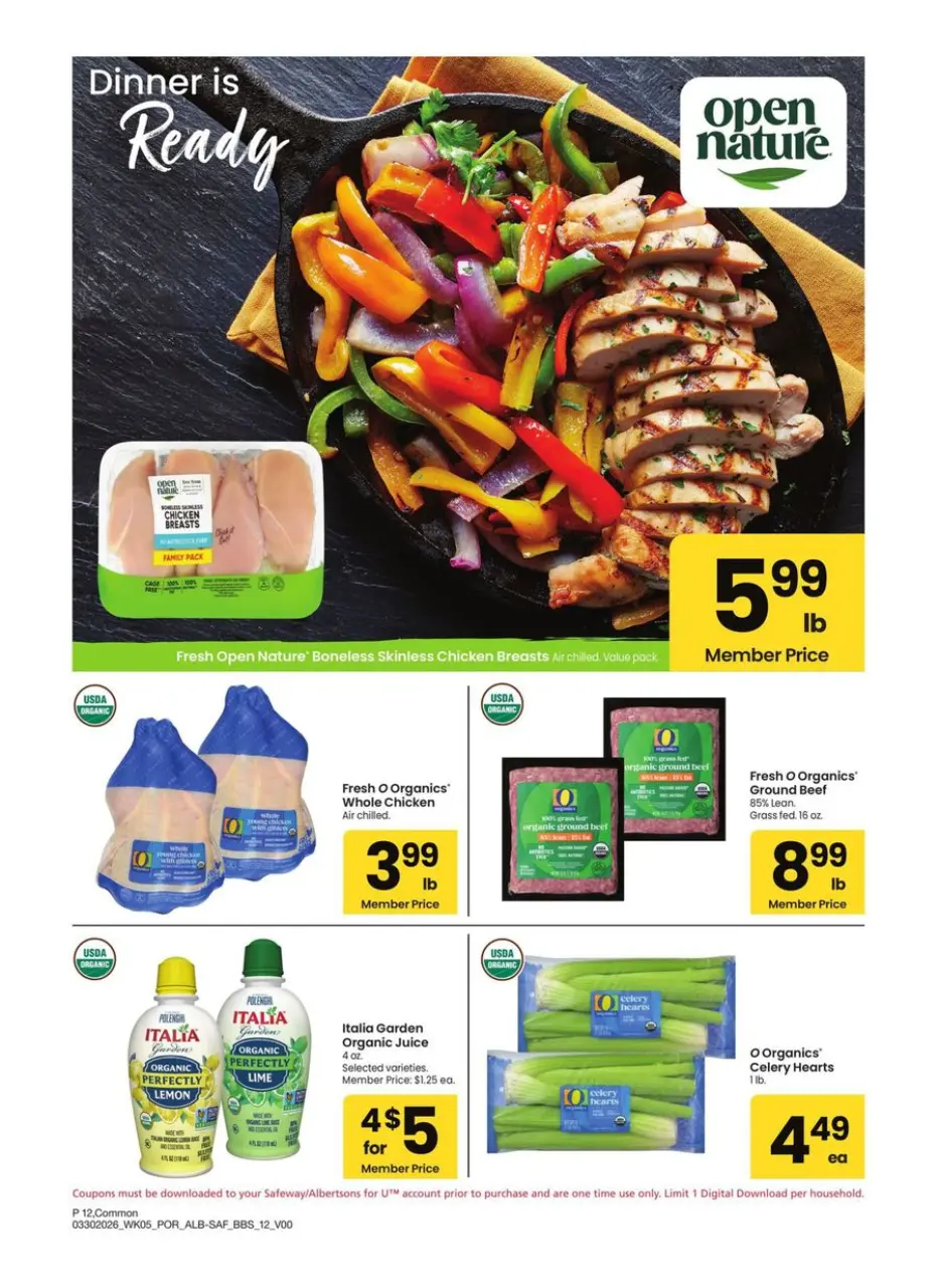 Offres Albertsons États-Unis Portland de 30 mars à 3 mai 2026 GRAND LIVRE DES ÉCONOMIES - Albertsons - États-Unis - 30 mars 2026 – 3 mai 2026 - Page 12