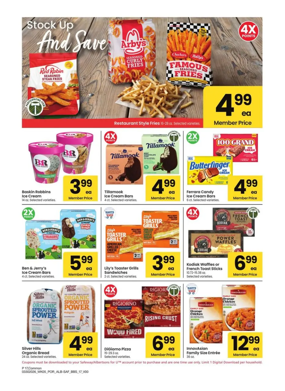 Offres Albertsons États-Unis Portland de 30 mars à 3 mai 2026 GRAND LIVRE DES ÉCONOMIES - Albertsons - États-Unis - 30 mars 2026 – 3 mai 2026 - Page 17