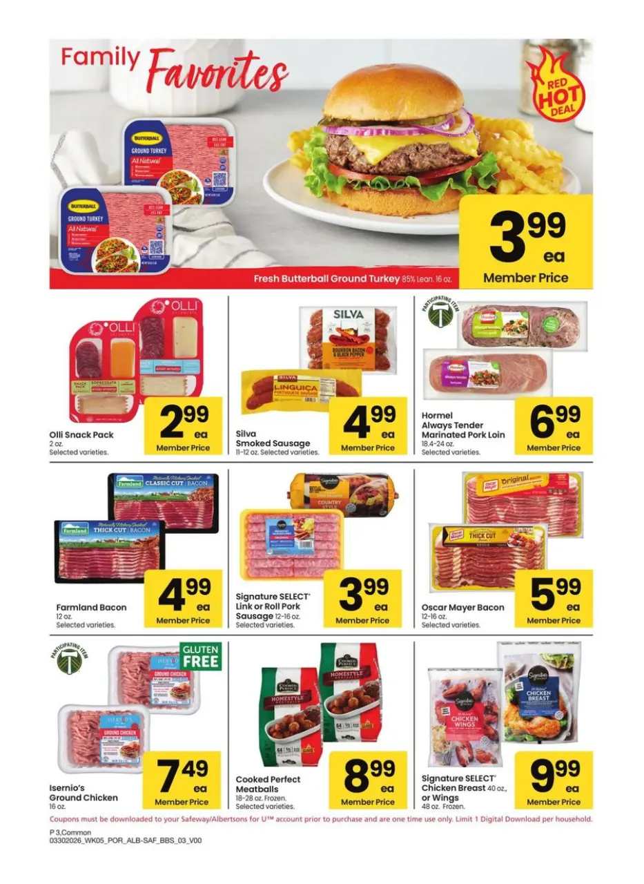 Offres Albertsons États-Unis Portland de 30 mars à 3 mai 2026 GRAND LIVRE DES ÉCONOMIES - Albertsons - États-Unis - 30 mars 2026 – 3 mai 2026 - Page 3