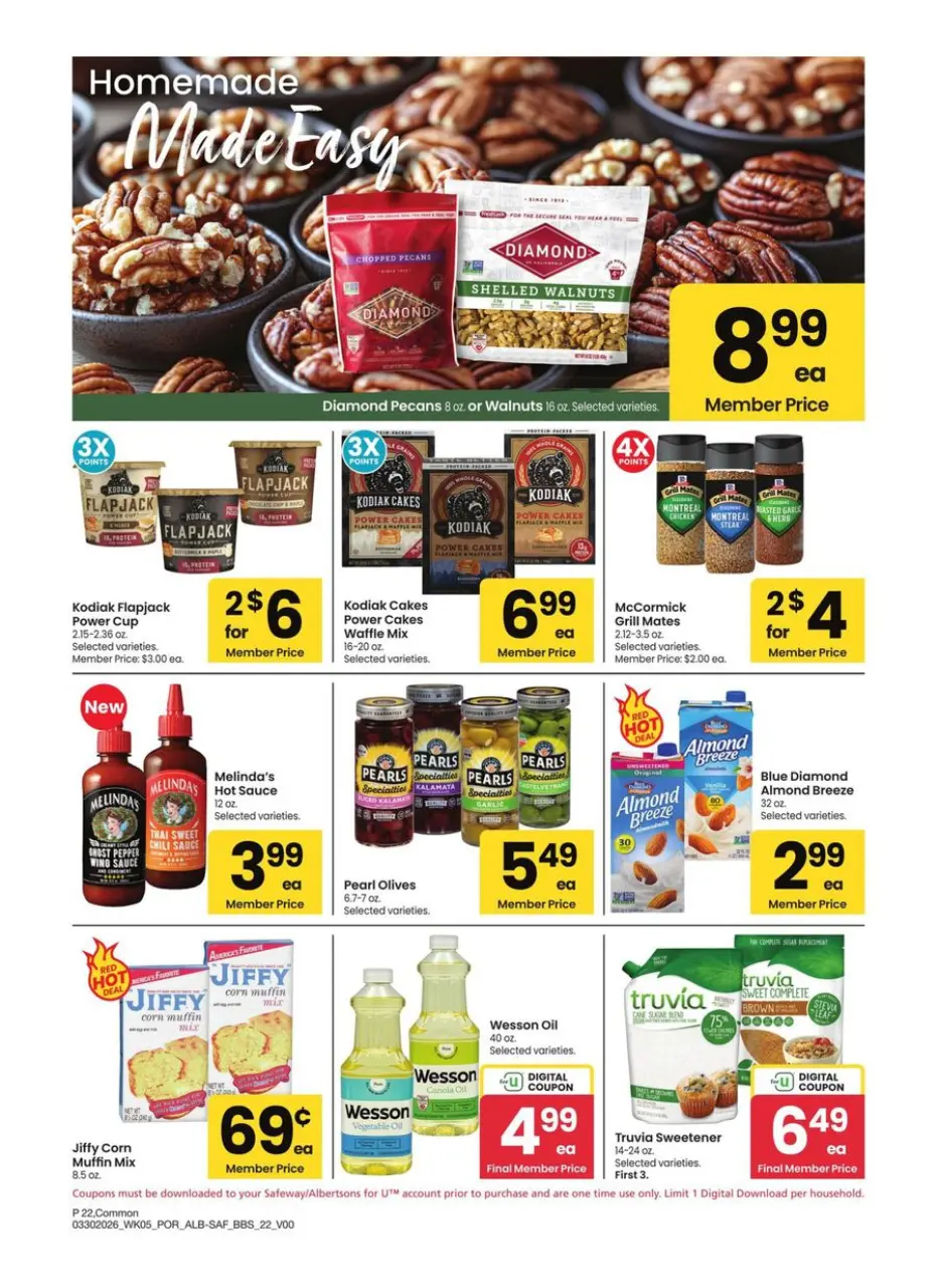 Offres Albertsons États-Unis Portland de 30 mars à 3 mai 2026 GRAND LIVRE DES ÉCONOMIES - Albertsons - États-Unis - 30 mars 2026 – 3 mai 2026 - Page 22