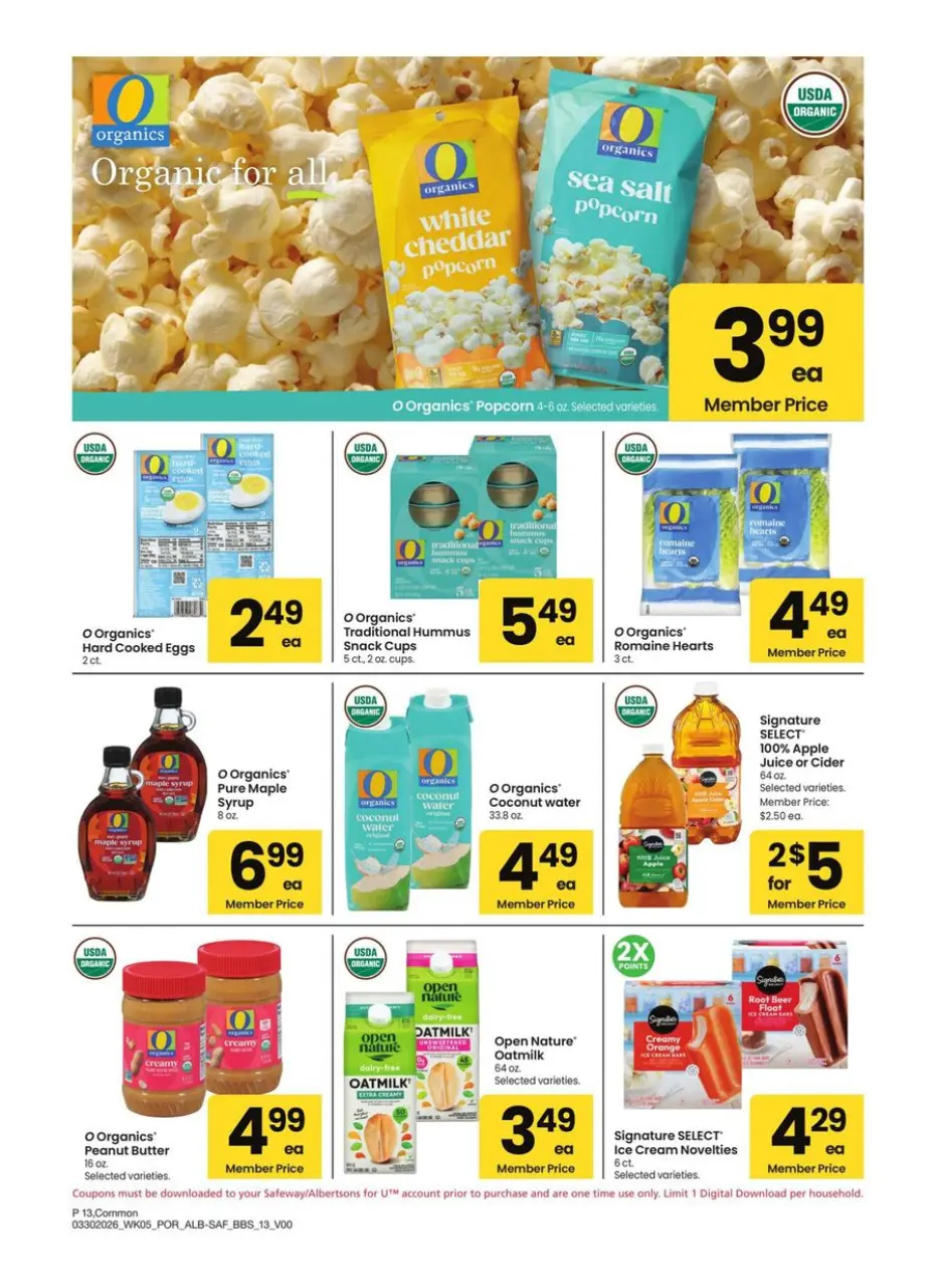 Offres Albertsons États-Unis Portland de 30 mars à 3 mai 2026 GRAND LIVRE DES ÉCONOMIES - Albertsons - États-Unis - 30 mars 2026 – 3 mai 2026 - Page 13