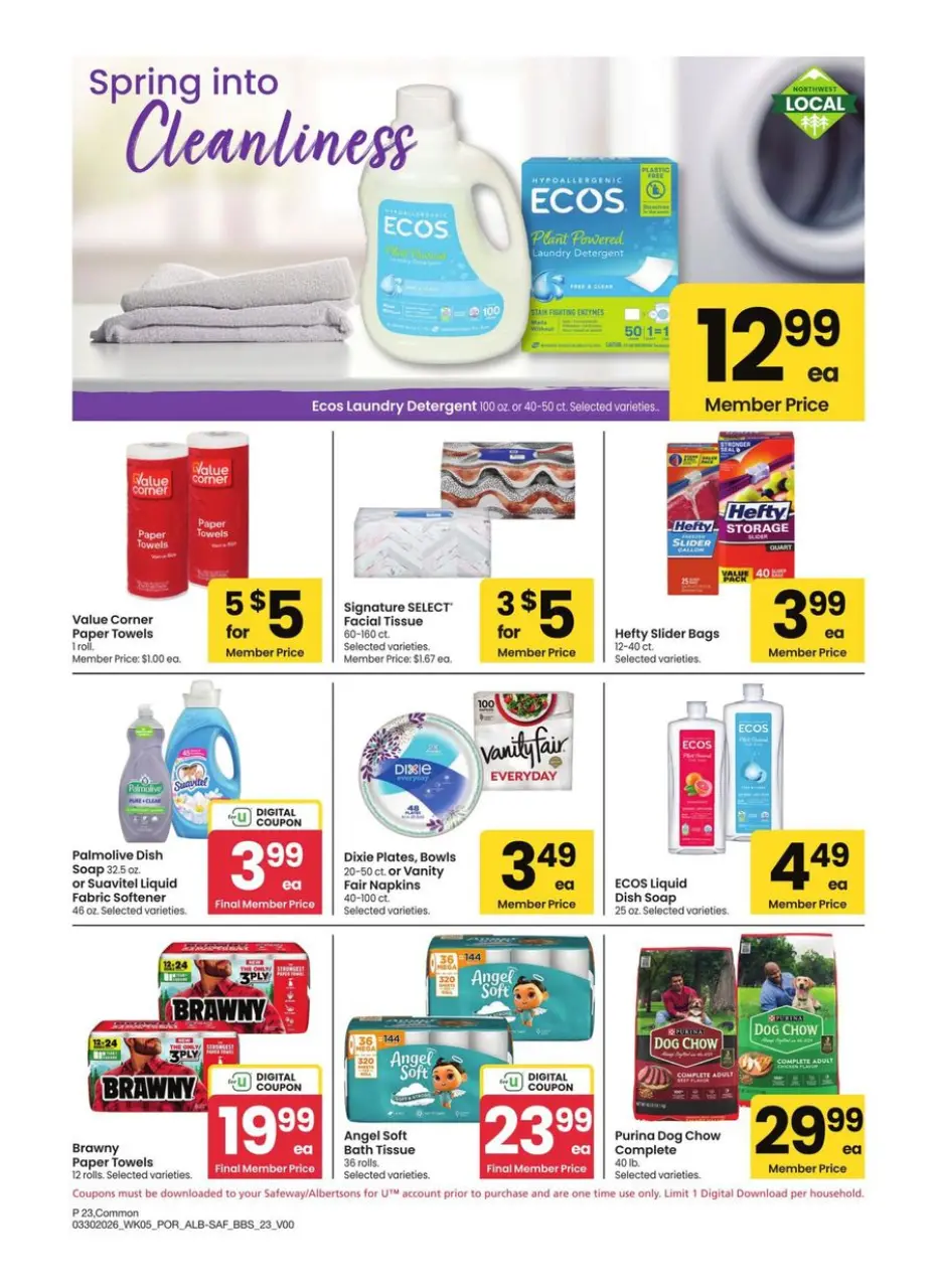 Offres Albertsons États-Unis Portland de 30 mars à 3 mai 2026 GRAND LIVRE DES ÉCONOMIES - Albertsons - États-Unis - 30 mars 2026 – 3 mai 2026 - Page 23