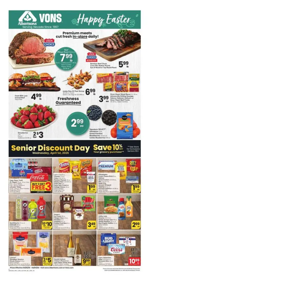Offres Supermarché Vons États-Unis Sud-ouest de 1 à 7 avril 2026 Offres hebdomadaires - Supermarché Vons - États-Unis - 1 avril 2026 – 7 avril 2026 - Page 6