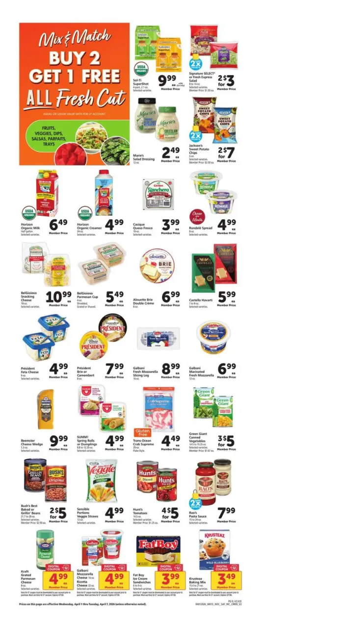 Offres Supermarché Vons États-Unis Californie du Nord de 1 à 7 avril 2026 Offres hebdomadaires - Supermarché Vons - États-Unis - 1 avril 2026 – 7 avril 2026 - Page 9