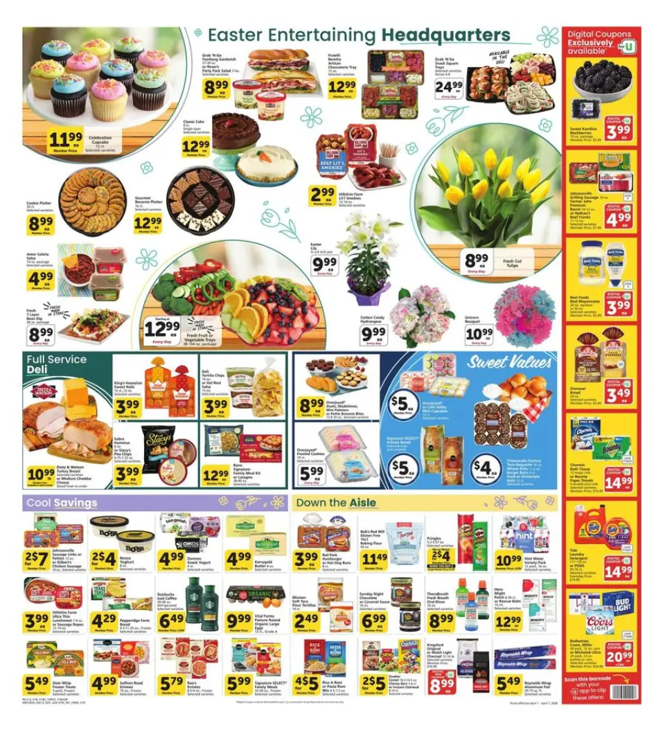 Offres Supermarché Vons États-Unis Californie du Sud de 1 à 7 avril 2026 Offres hebdomadaires - Supermarché Vons - États-Unis - 1 avril 2026 – 7 avril 2026 - Page 4