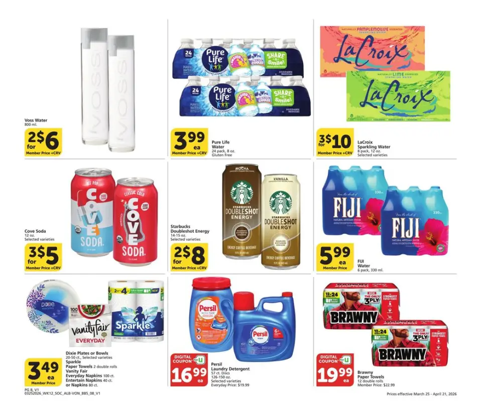 Offres Supermarché Vons États-Unis Californie du Sud de 25 mars à 21 avril 2026 GRAND LIVRE DES ÉCONOMIES - Supermarché Vons - États-Unis - 25 mars 2026 – 21 avril 2026 - Page 8