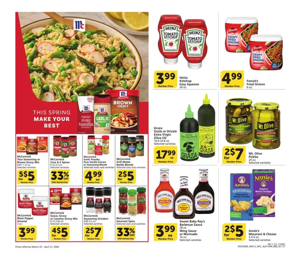Offres Supermarché Vons États-Unis Californie du Sud de 25 mars à 21 avril 2026 GRAND LIVRE DES ÉCONOMIES - Supermarché Vons - États-Unis - 25 mars 2026 – 21 avril 2026 - Page 7