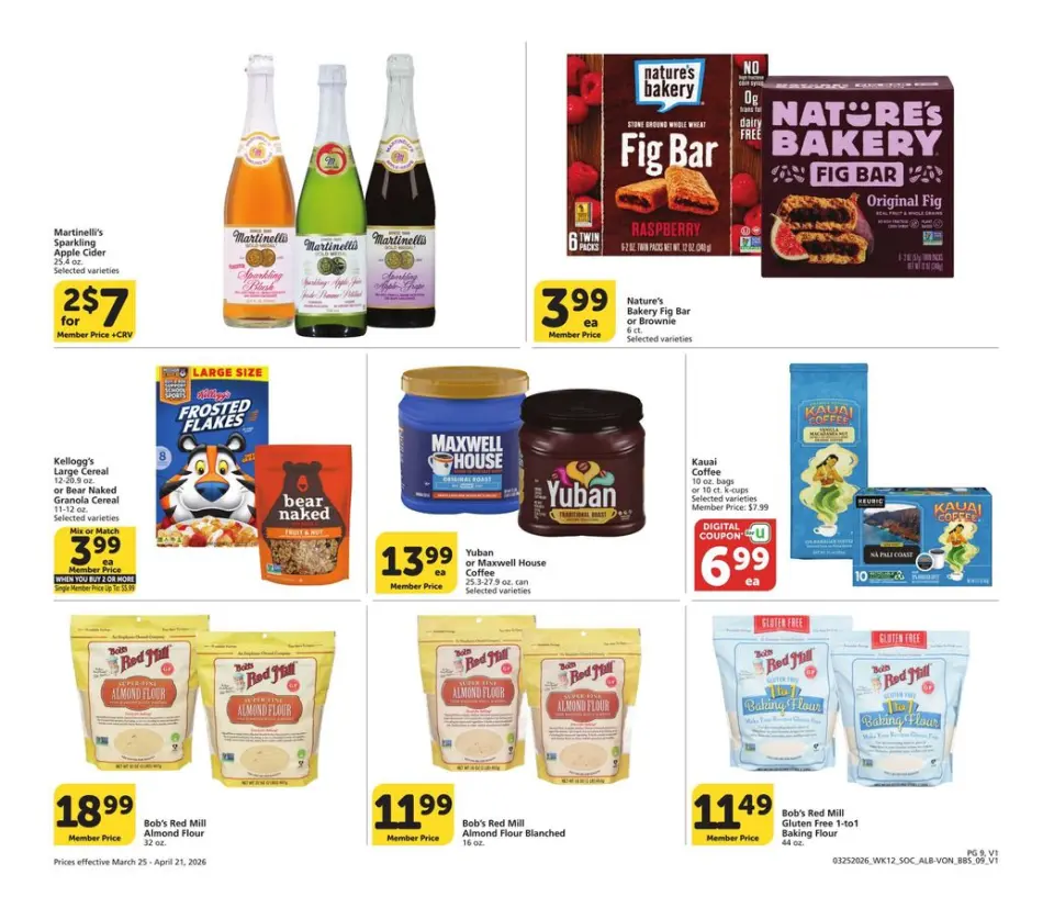 Offres Supermarché Vons États-Unis Californie du Sud de 25 mars à 21 avril 2026 GRAND LIVRE DES ÉCONOMIES - Supermarché Vons - États-Unis - 25 mars 2026 – 21 avril 2026 - Page 9