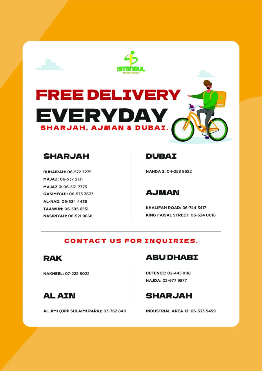 Ofertas de supermercado Istanbul Emiratos Árabes Unidos de 7 a 8 abril 2026 Ofertas de mitad de semana - supermercado Istanbul - Emiratos Árabes Unidos - 7 abril 2026 – 8 abril 2026 - Página 3