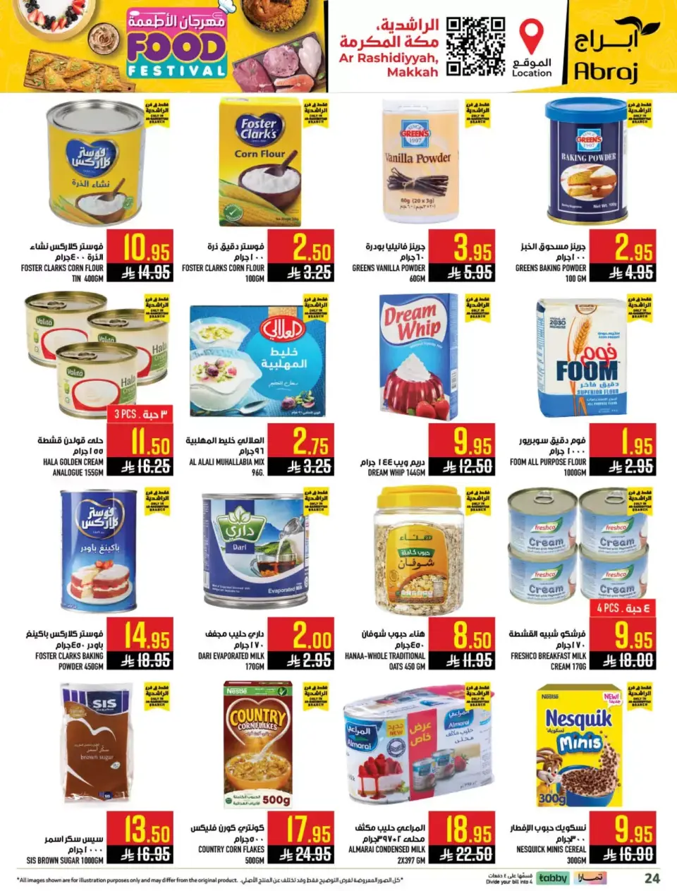Ofertas de Hipermercado Abraj Arabia Saudita Makkah de 20 a 26 Shawwal 1447 AH (8 – 14 abril 2026) Festival gastronómico - Página 24