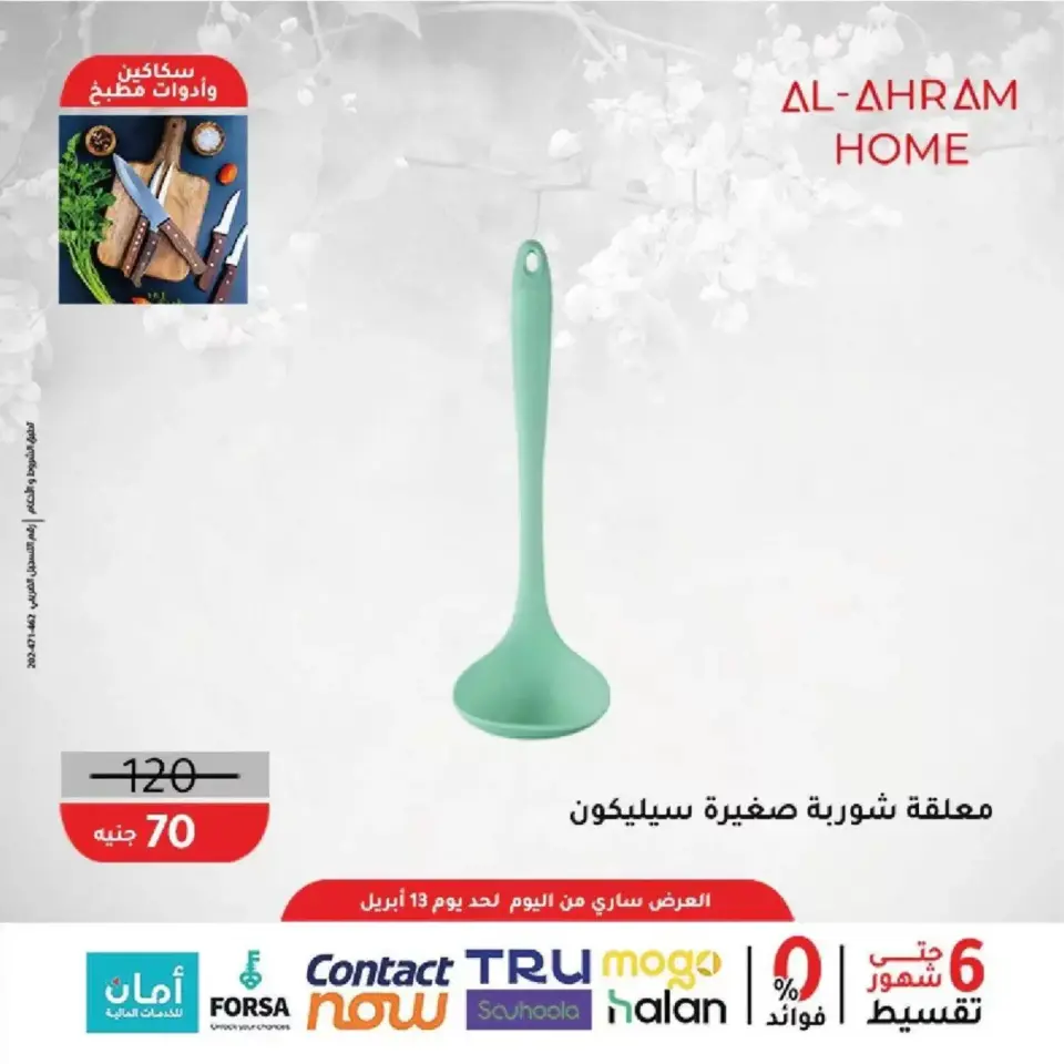 Al Ahram Cookware Egypt offers from 8 to 13 April 2026 Kitchen Accessories Offers - Page 22