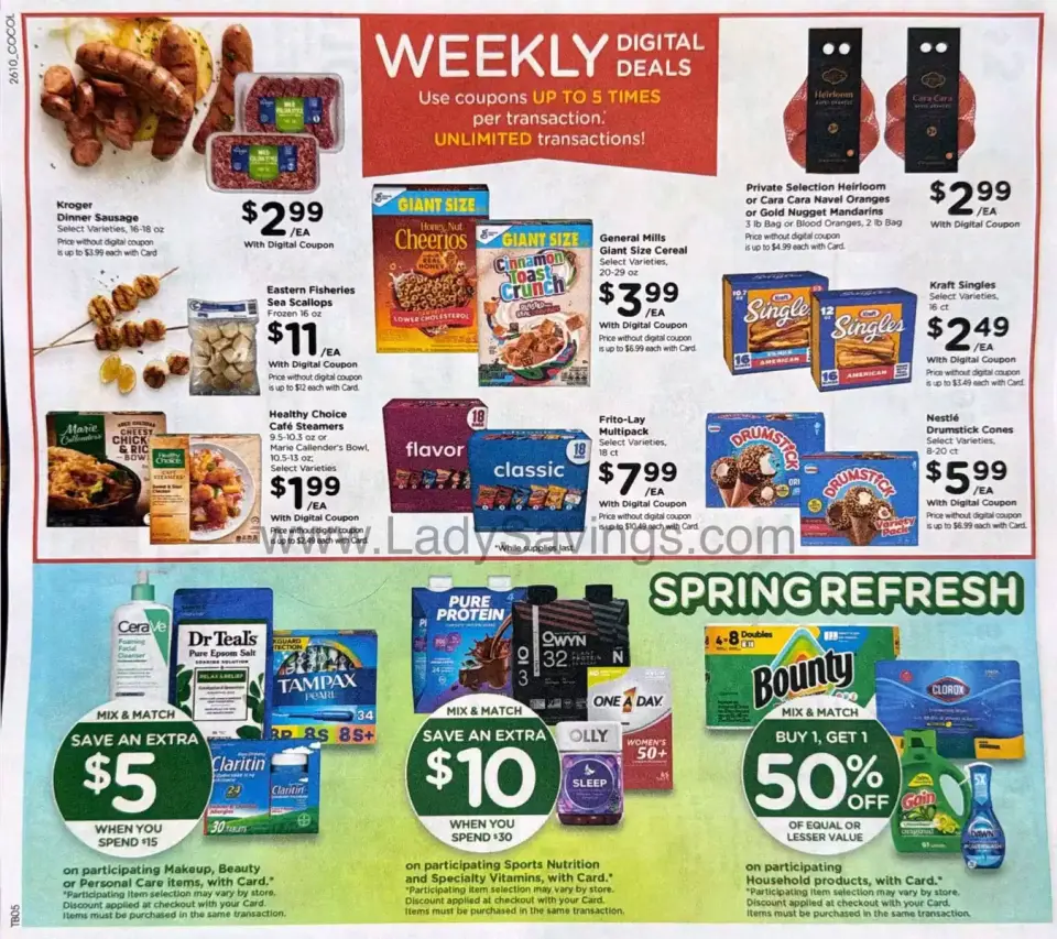 Offres Kroger États-Unis de 8 à 14 avril 2026 Offres hebdomadaires - Kroger - États-Unis - 8 avril 2026 – 14 avril 2026 - Page 6