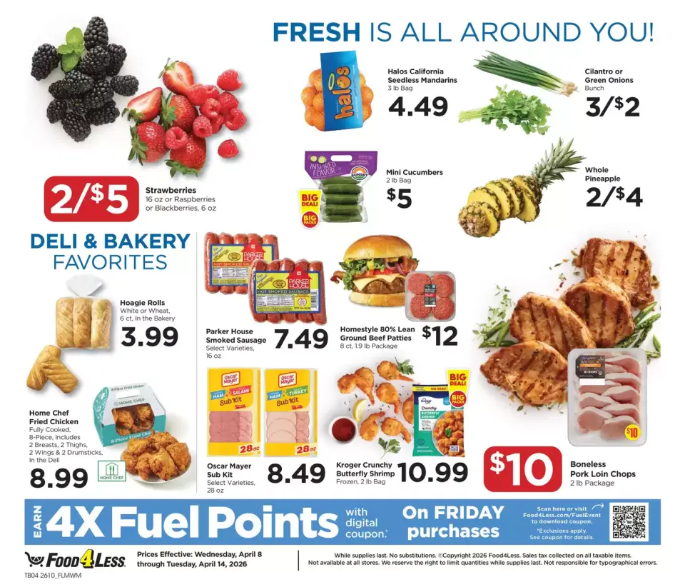 Offres Food 4 Less États-Unis de 8 à 14 avril 2026 Remises et promotions - Food 4 Less - États-Unis - 8 avril 2026 – 14 avril 2026 - Page 5