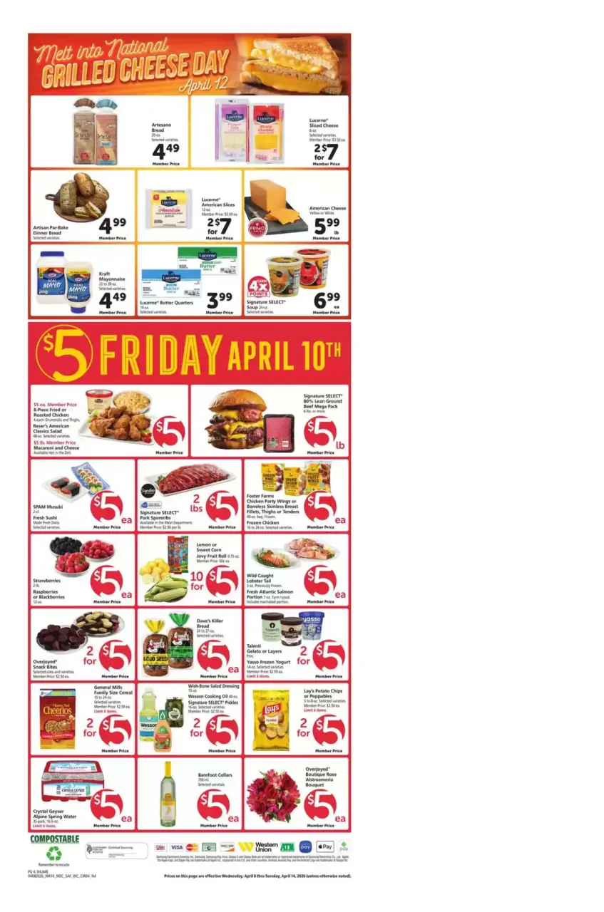 Offres Supermarché Safeway États-Unis de 8 à 14 avril 2026 Des aubaines exclusives - Supermarché Safeway - États-Unis - 8 avril 2026 – 14 avril 2026 - Page 4