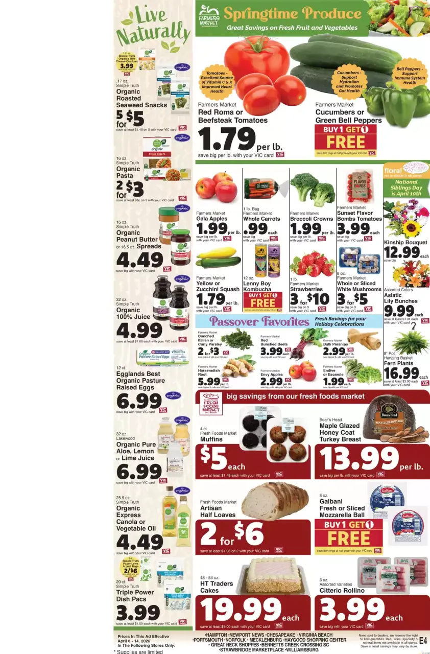 Offres Harris Teeter États-Unis de 8 à 14 avril 2026 Offre hebdomadaire - Harris Teeter - États-Unis - 8 avril 2026 – 14 avril 2026 - Page 11