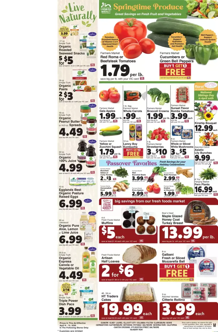 Offres Harris Teeter États-Unis de 8 à 14 avril 2026 Des aubaines exclusives - Harris Teeter - États-Unis - 8 avril 2026 – 14 avril 2026 - Page 11