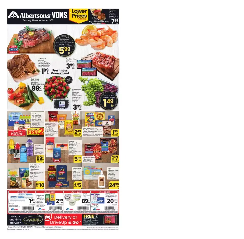 Offres Supermarché Vons États-Unis Sud-ouest de 8 à 14 avril 2026 Offres hebdomadaires - Supermarché Vons - États-Unis - 8 avril 2026 – 14 avril 2026 - Page 5