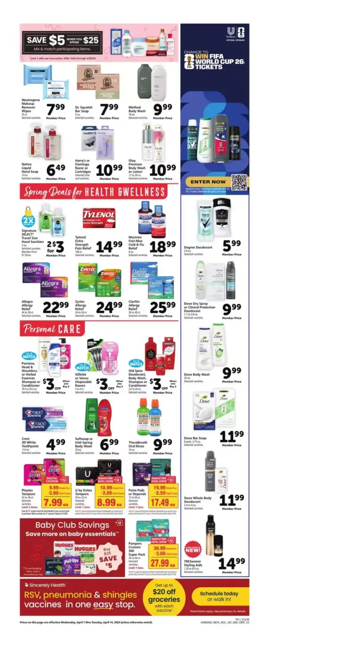 Offres Supermarché Vons États-Unis Californie du Nord de 8 à 14 avril 2026 Offres hebdomadaires - Supermarché Vons - États-Unis - 8 avril 2026 – 14 avril 2026 - Page 7