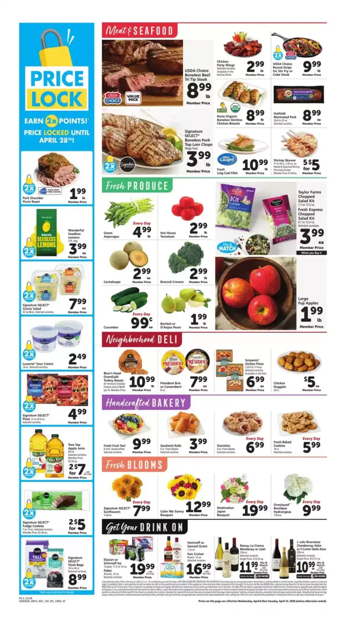 Offres Supermarché Vons États-Unis Californie du Nord de 8 à 14 avril 2026 Offres hebdomadaires - Supermarché Vons - États-Unis - 8 avril 2026 – 14 avril 2026 - Page 2