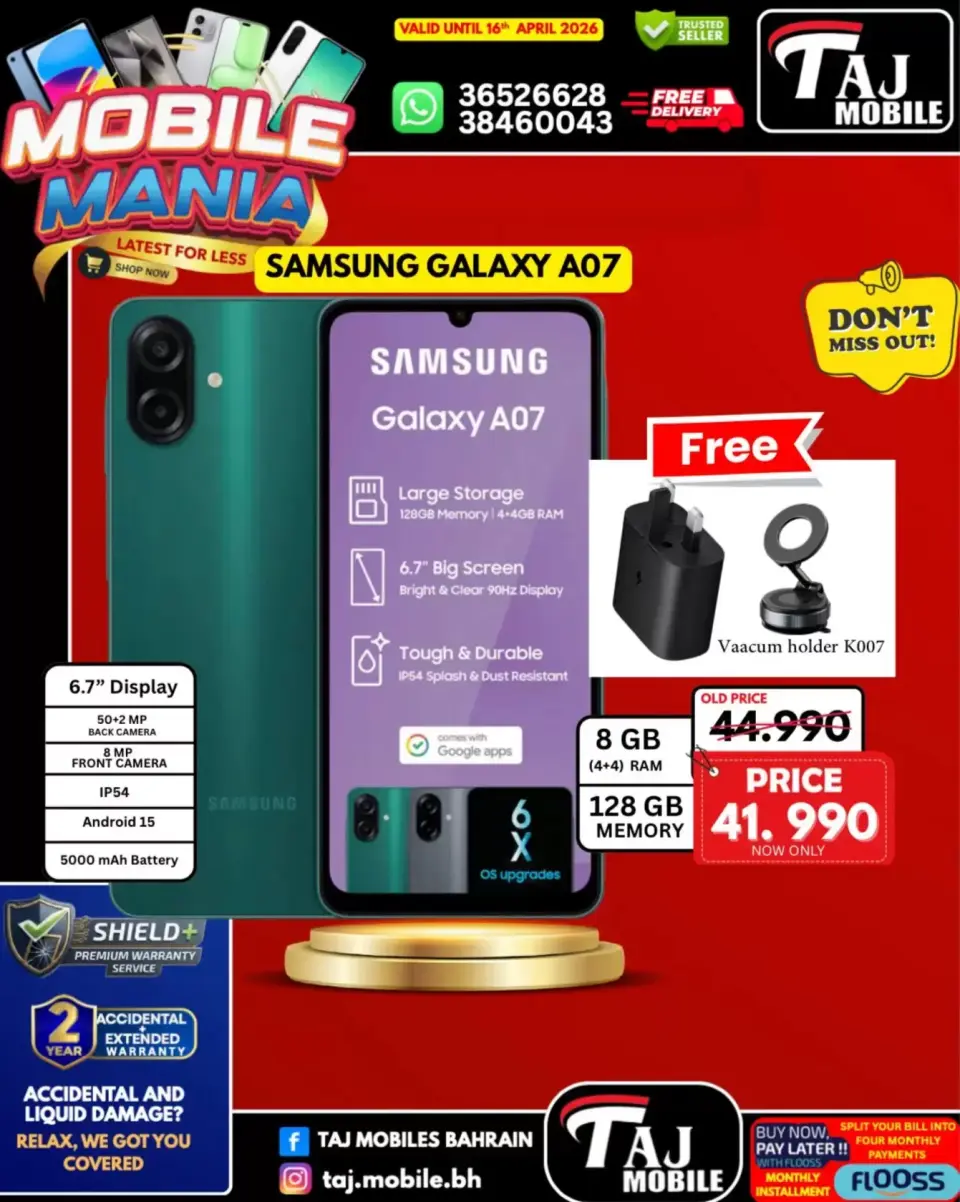 Taj Mobiles Bahrain offers from 10 to 16 April 2026 Mobile Festival Offers - Page 3