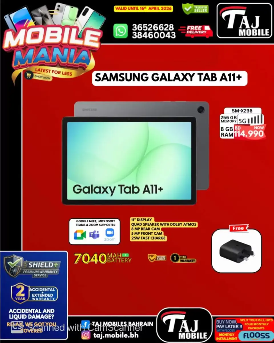 Taj Mobiles Bahrain offers from 10 to 16 April 2026 Mobile Festival Offers - Page 16