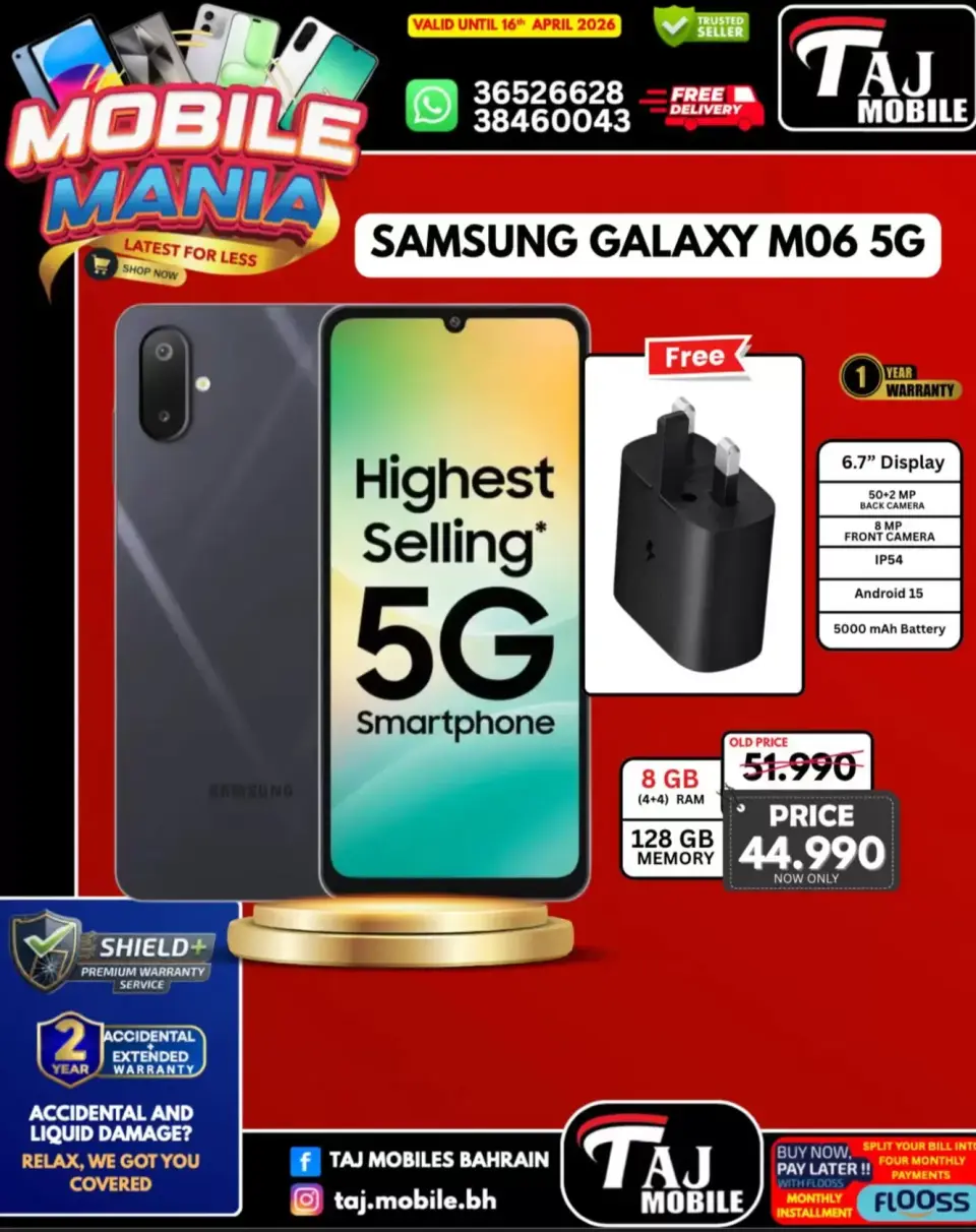 Taj Mobiles Bahrain offers from 10 to 16 April 2026 Mobile Festival Offers - Page 4