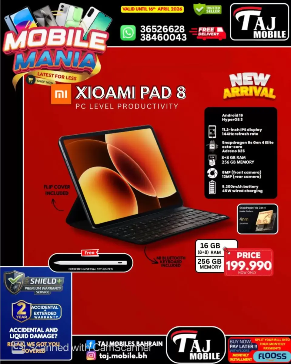 Taj Mobiles Bahrain offers from 10 to 16 April 2026 Mobile Festival Offers - Page 27