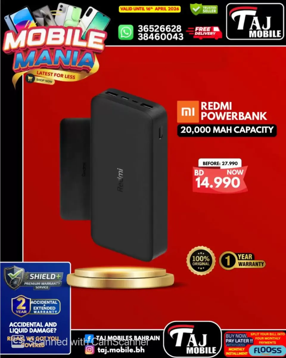 Taj Mobiles Bahrain offers from 10 to 16 April 2026 Mobile Festival Offers - Page 53
