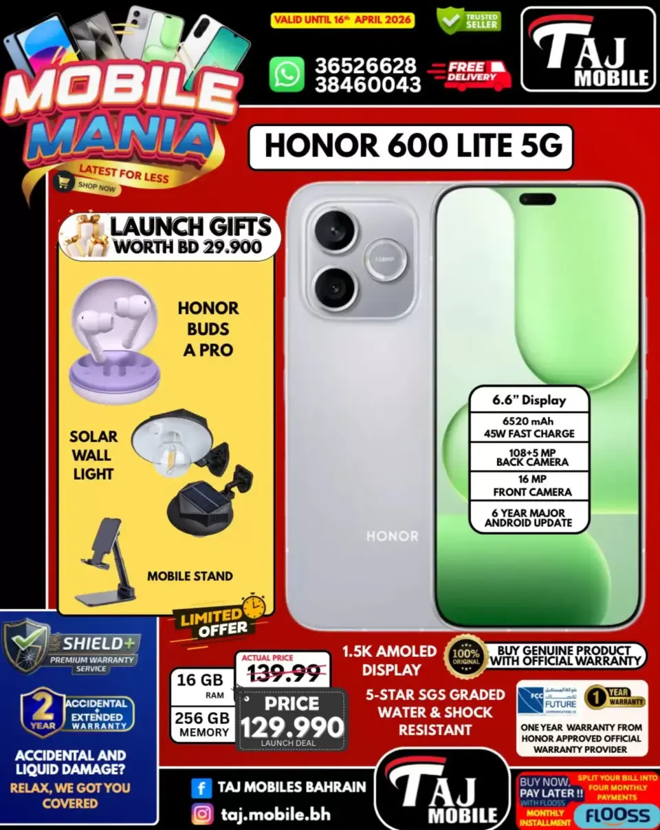 Taj Mobiles Bahrain offers from 10 to 16 April 2026 Mobile Festival Offers - Page 5