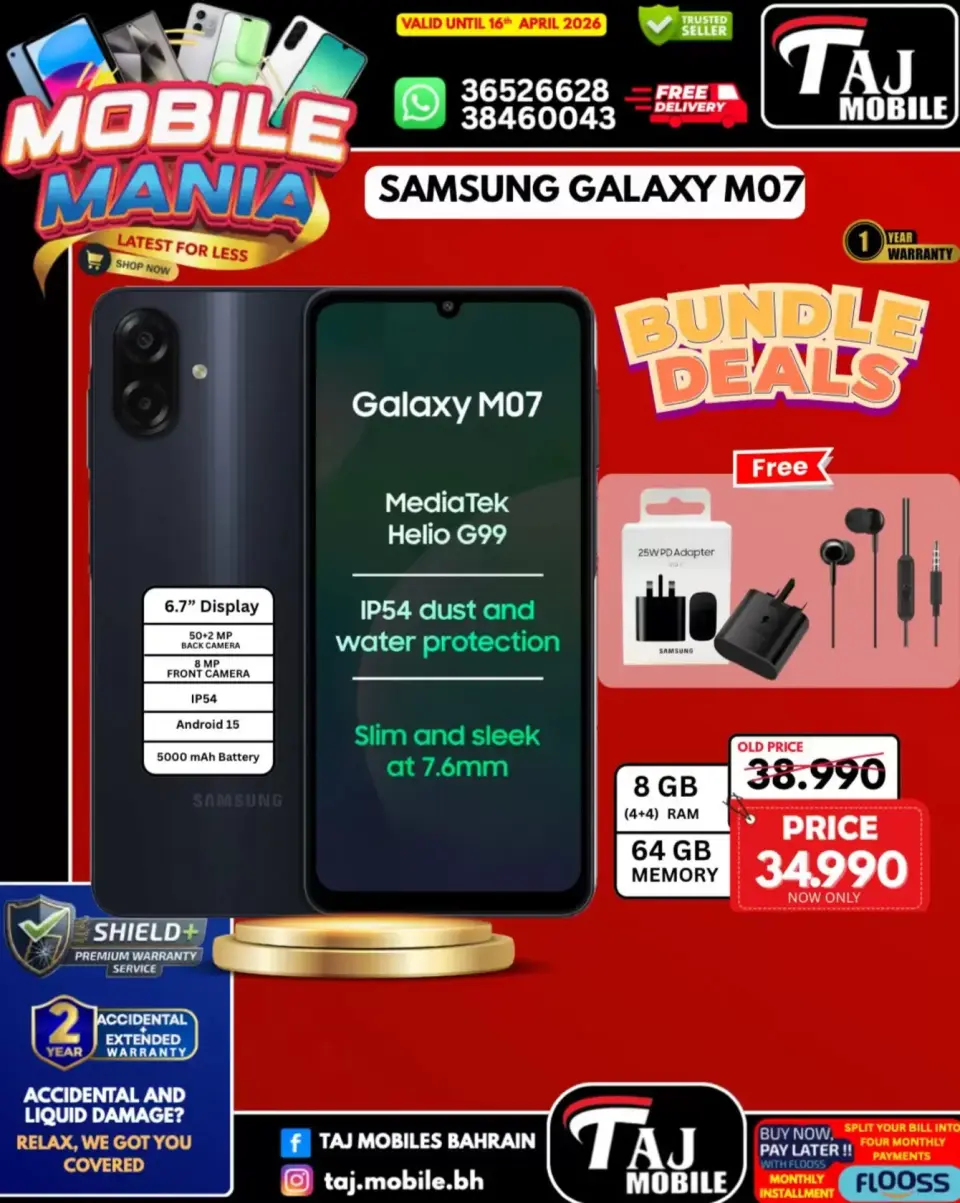 Taj Mobiles Bahrain offers from 10 to 16 April 2026 Mobile Festival Offers - Page 2