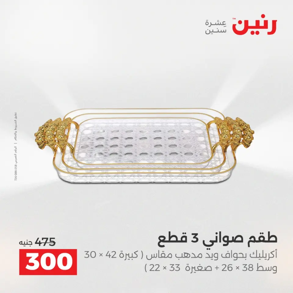 عروض هدايا وديكورات فى رنين من ١٢ حتى ١٣ أبريل ٢٠٢٦ - صفحة 38