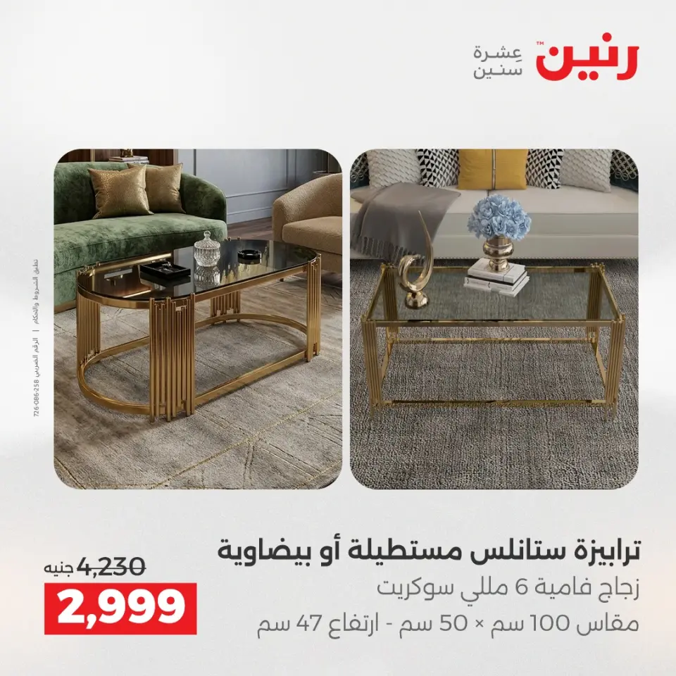 خصومات قوية علي المنسوجات والأثاث فى رنين من ١٤ حتى ١٥ أبريل ٢٠٢٦ - صفحة 11