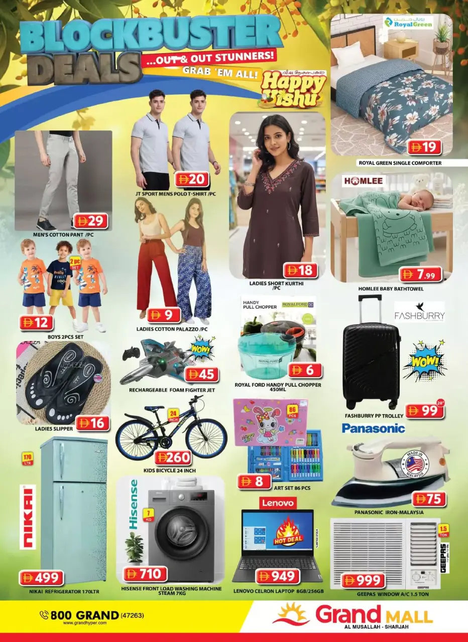 Ofertas de Grand hipermercado Emiratos Árabes Unidos Sharjah de 13 a 15 abril 2026 Ofertas de Vishu - Página 9