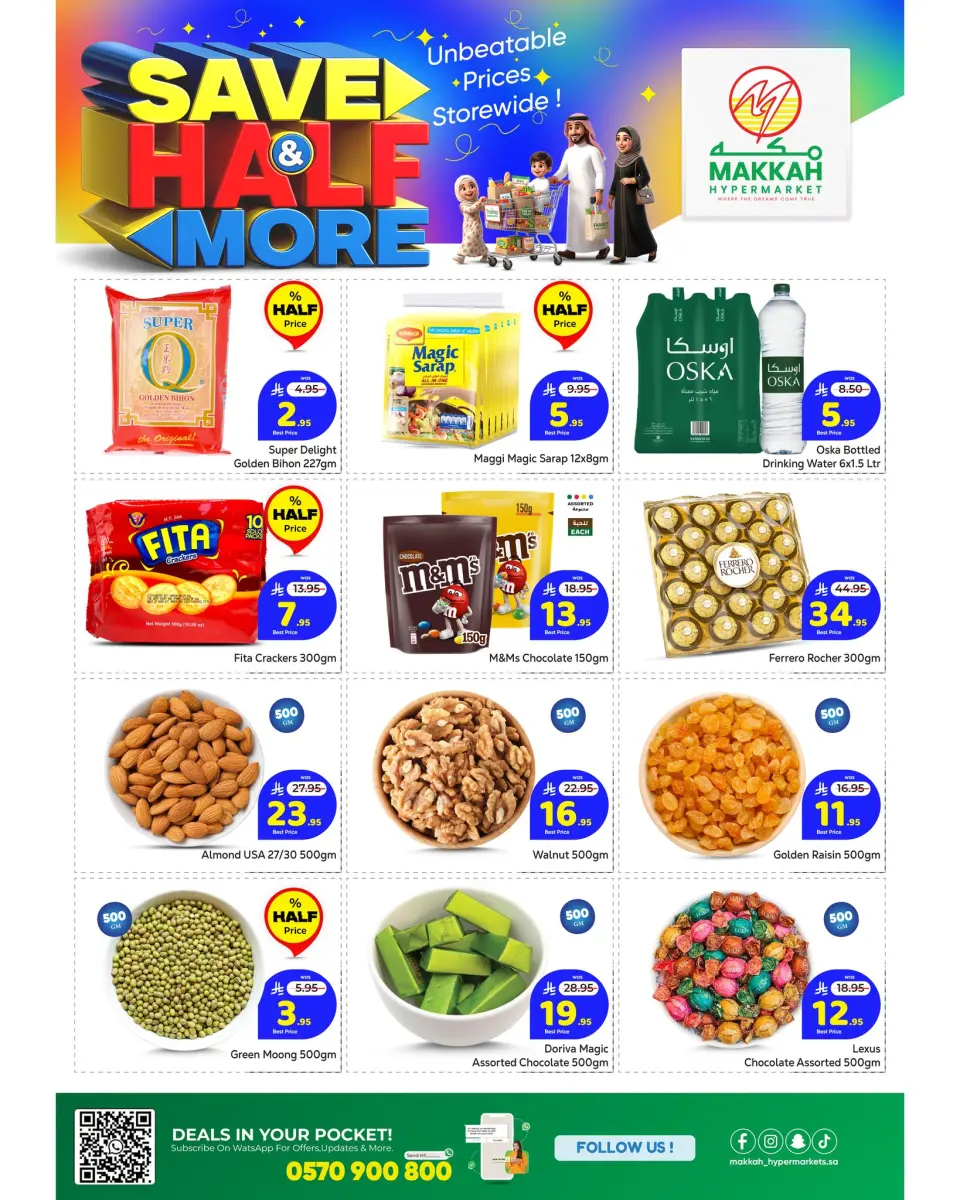 Ofertas de Makkah Hipermercados Arabia Saudita Jeddah de 27 Shawwal a 4 Dhuʻl-Qiʻdah 1447 AH (15 – 21 abril 2026) Ahorra más - Página 5