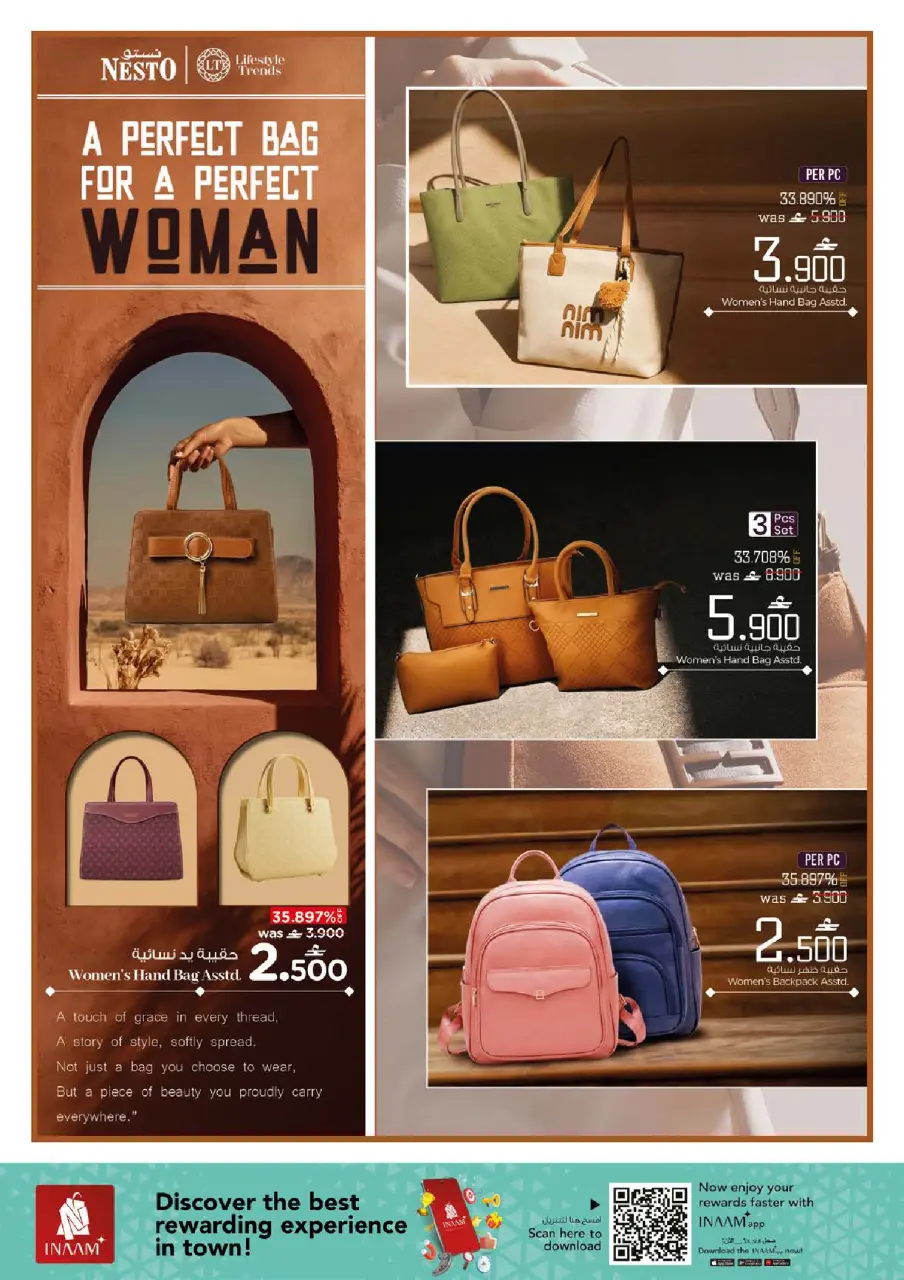 Ofertas de Nesto Oman de 15 a 27 abril 2026 Festival de bolsos - Página 2