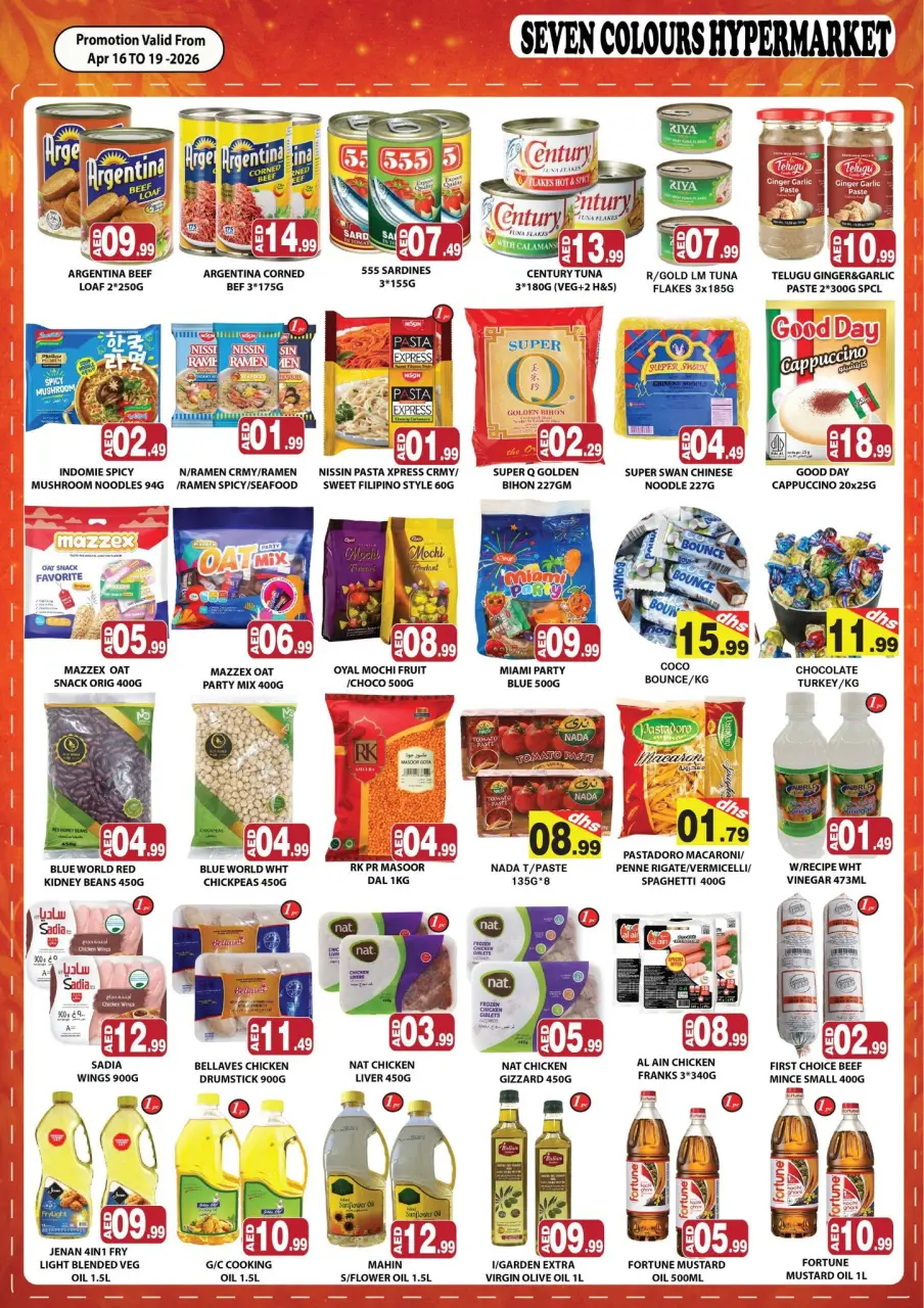 Ofertas de Hipermercado Siete Colores Emiratos Árabes Unidos de 16 a 19 abril 2026 Ofertas de Happy Vishu - Página 2