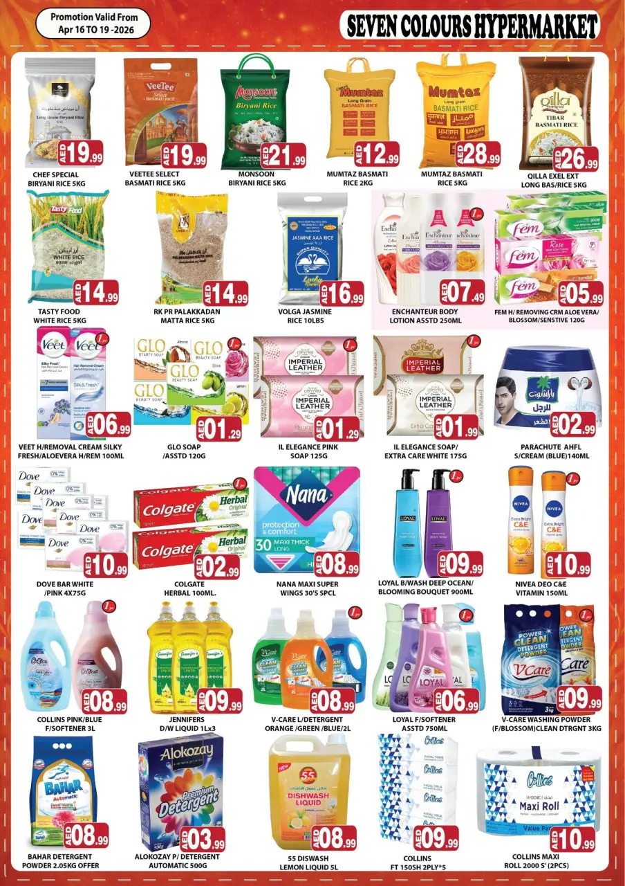 Ofertas de Hipermercado Siete Colores Emiratos Árabes Unidos de 16 a 19 abril 2026 Ofertas de Happy Vishu - Página 3
