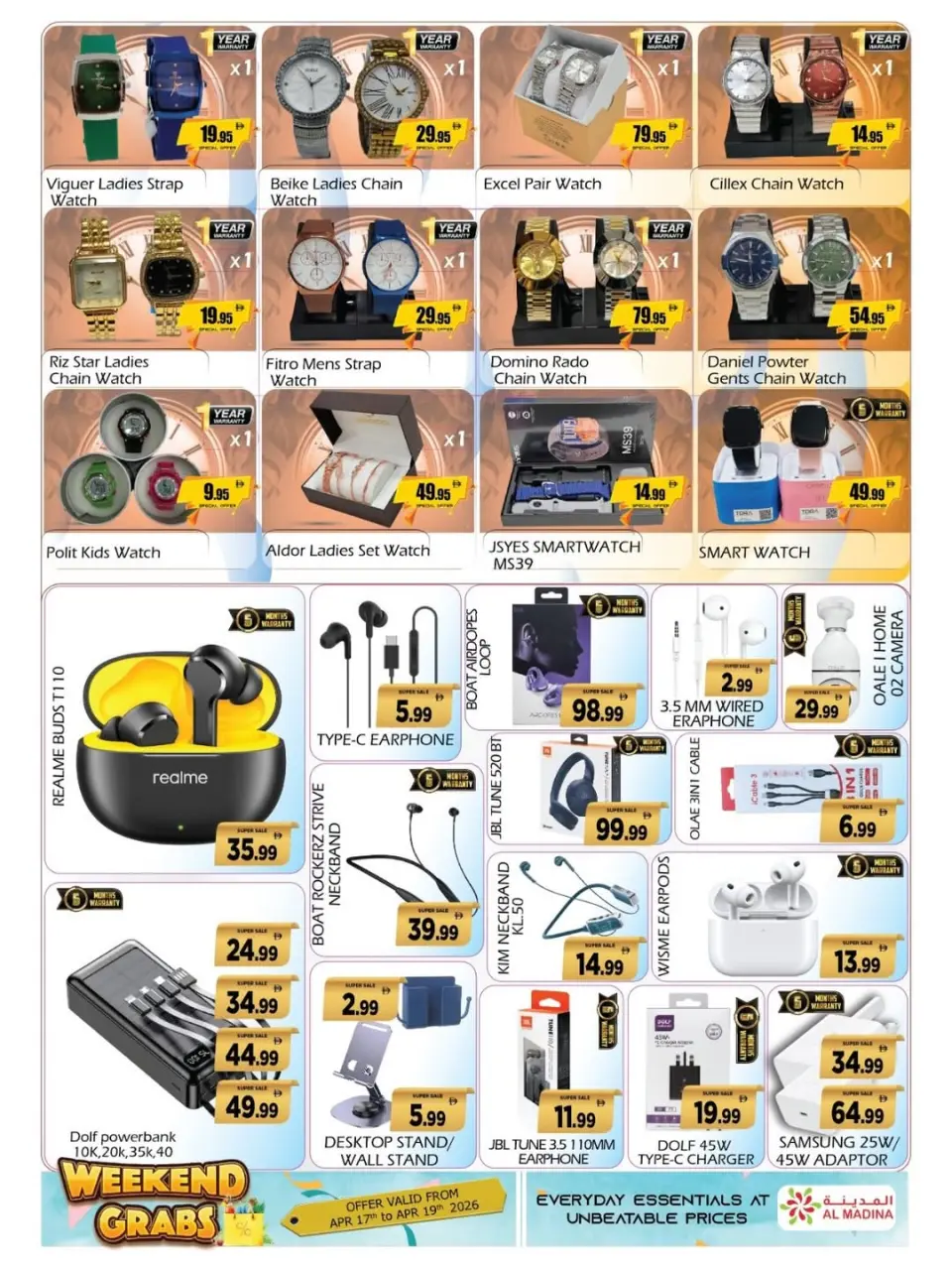 Ofertas de Saqer Al Madina supermercado Emiratos Árabes Unidos de 17 a 19 abril 2026 Ofertas de fin de semana - Página 10